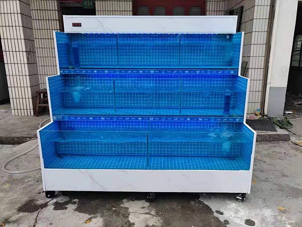 酒店飯店海鮮池水產店魚缸定做 超市多層養(yǎng)